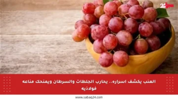 العنب يكشف أسراره.. يحارب الجلطات والسرطان ويمنحك مناعة فولاذية